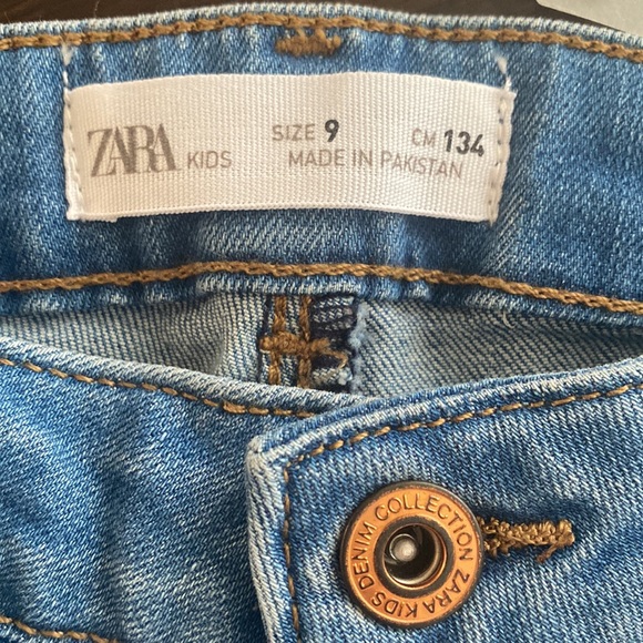 Zara Jeans NWT Girls, Sz 9 - Picture 4 of 13